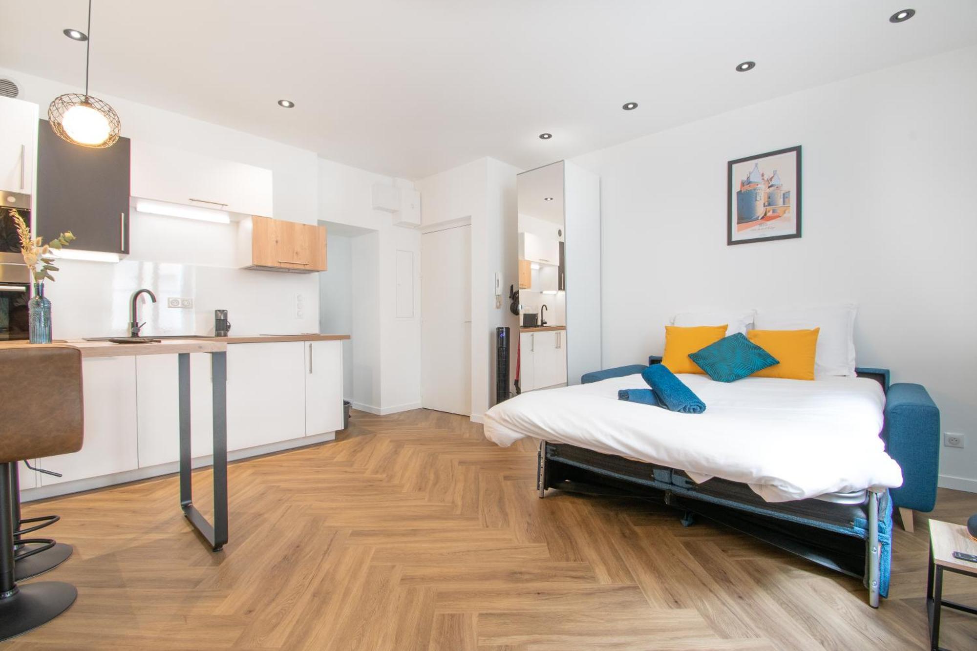 L'Appartement Des Ducs Avec Baignoire Double 낭트 외부 사진